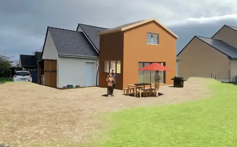Extension d'une maison d'habitation sur la commune de Morannes sur Sarthe