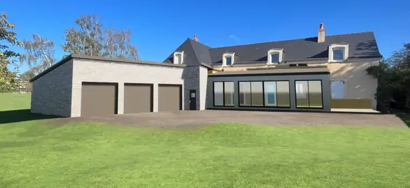 Extension d'une maison d'habitation sur la commune d'Avessé (72)